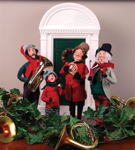 Joyce Byers made her first carolers in the 1960s because she wanted a few Christmas decorations that would show respect for timeless traditions and Christmas memories. . Byers choice carolers